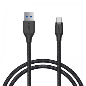کابل تبديل USB به UBS-C آکی مدل CB-AC1 طول 1.2 متر