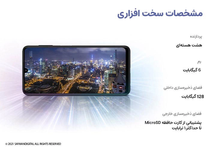 مشخصات samsung galaxy a22