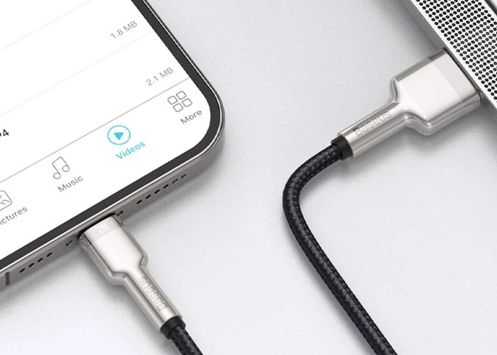 کابل بیسوس USB به لایتنینگ مدل Cafule Series
