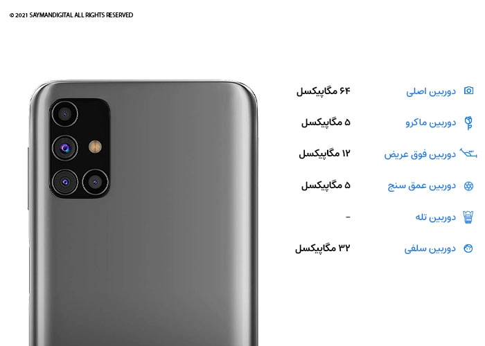 دوربین گوشی M31s سامسونگ