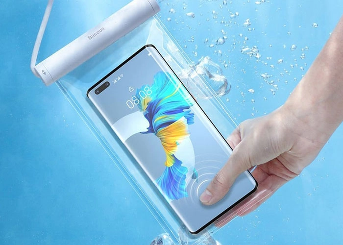 کیف ضد آب گوشی بیسوس مدل Cylinder Slide Cover Waterproof