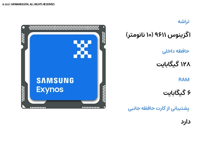 مشخصات سامسونگ گلکسی M31s از نظر سخت&zwnj;افزار و نرم&zwnj;افزار