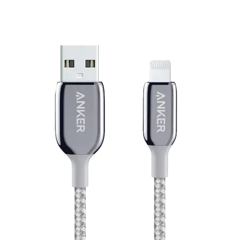 کابل USB-A به لایتنینگ انکر مدل A8824 طول 3 متر