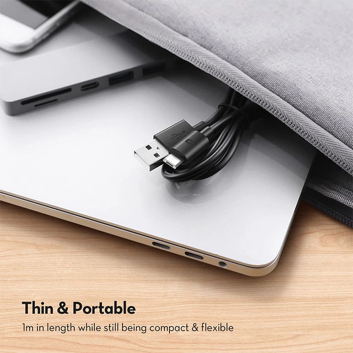 کابل راوپاور USB-A به Micro-B USB مدل RP-CB043