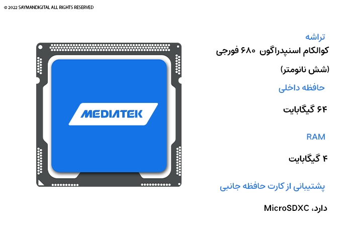 سخت&zwnj;افزار گوشی شیائومی ردمی 10C