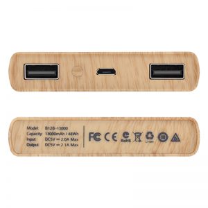 Hoco B12B 13000mAh WOOD GRAIN 