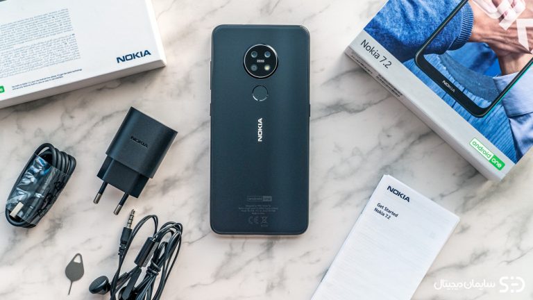 جعبه گشایی از گوشی Nokia 7.2
