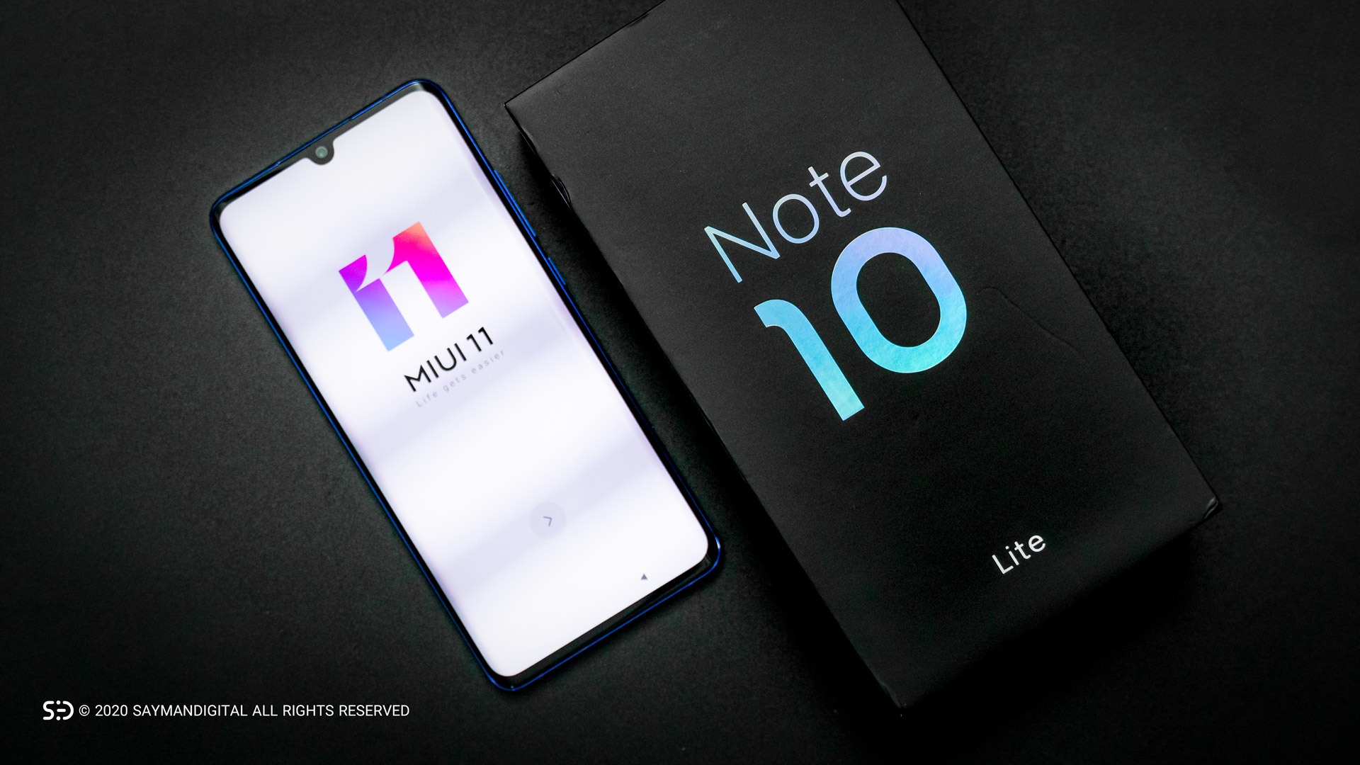 جعبه گشایی از می نوت 10 لایت نسخه گلوبال (Xiaomi Mi Note 10 lite)